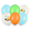 Picture of LATEX BALLOONS CONSTRUCTION VEHICLES 12 INCH - 6 PACK